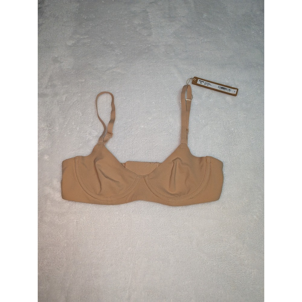 Skims‎ Fits Everybody Unlined Demi Bra Clay Tan Beige 32A BR-UWR-2293 NWT